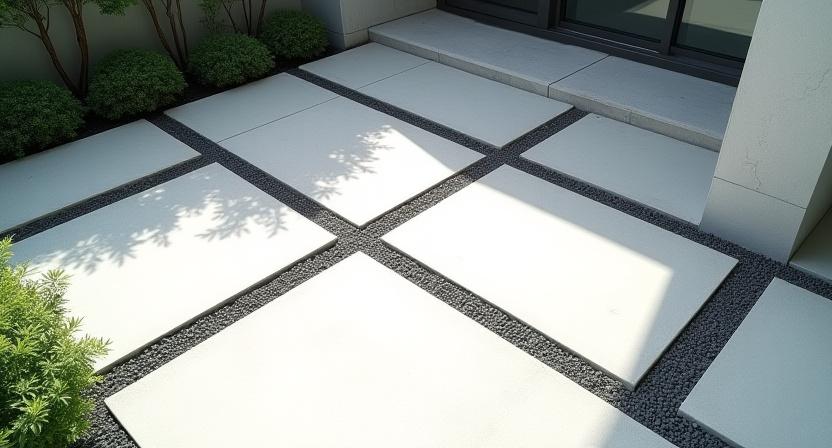 文京区のミニマリスト外構